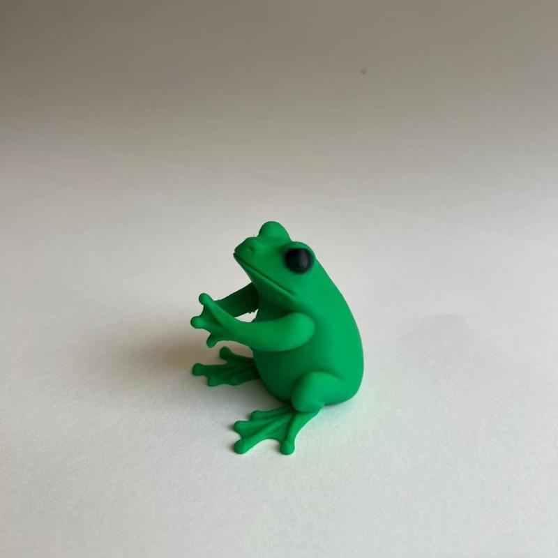 Adorable 3D Green Frog Pen Holder Multi-Functional Pen Stand Creative Stationery Storage Desktop Decor Frog Lovers Gift