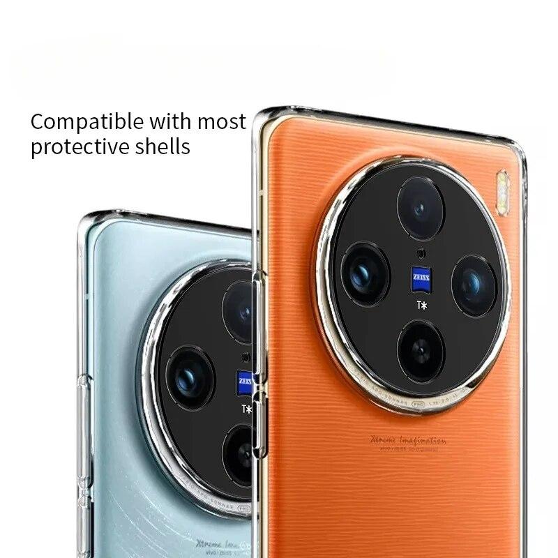 Für Vivo X100 Pro Aluminium Legierung Kamera Objektiv Protektoren Metall Aufkleber Ring für VIVO VivoX100 X100Pro Schutz Film Abdeckung