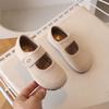 French-Style Girls' Leather Matte Princess Shoes - Spring/Autumn 2026 Korean Soft Sole Style