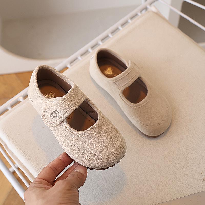 French-Style Girls' Leather Matte Princess Shoes - Spring/Autumn 2026 Korean Soft Sole Style