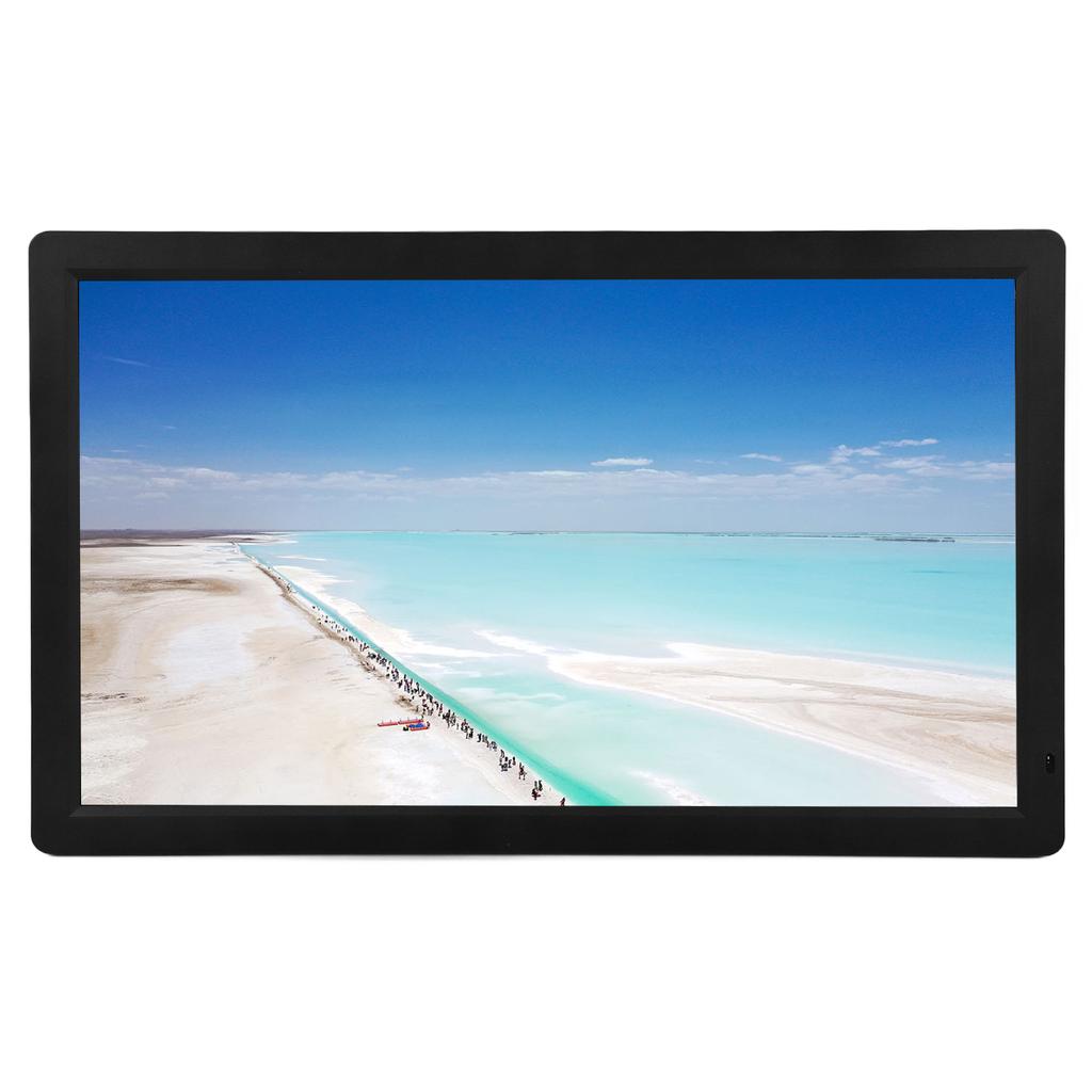 Digital Picture Frame 32inch 1920x1080P HD 178 Degrees  Ultra Wide Angle IPS Screen Calendar Clock Stereo