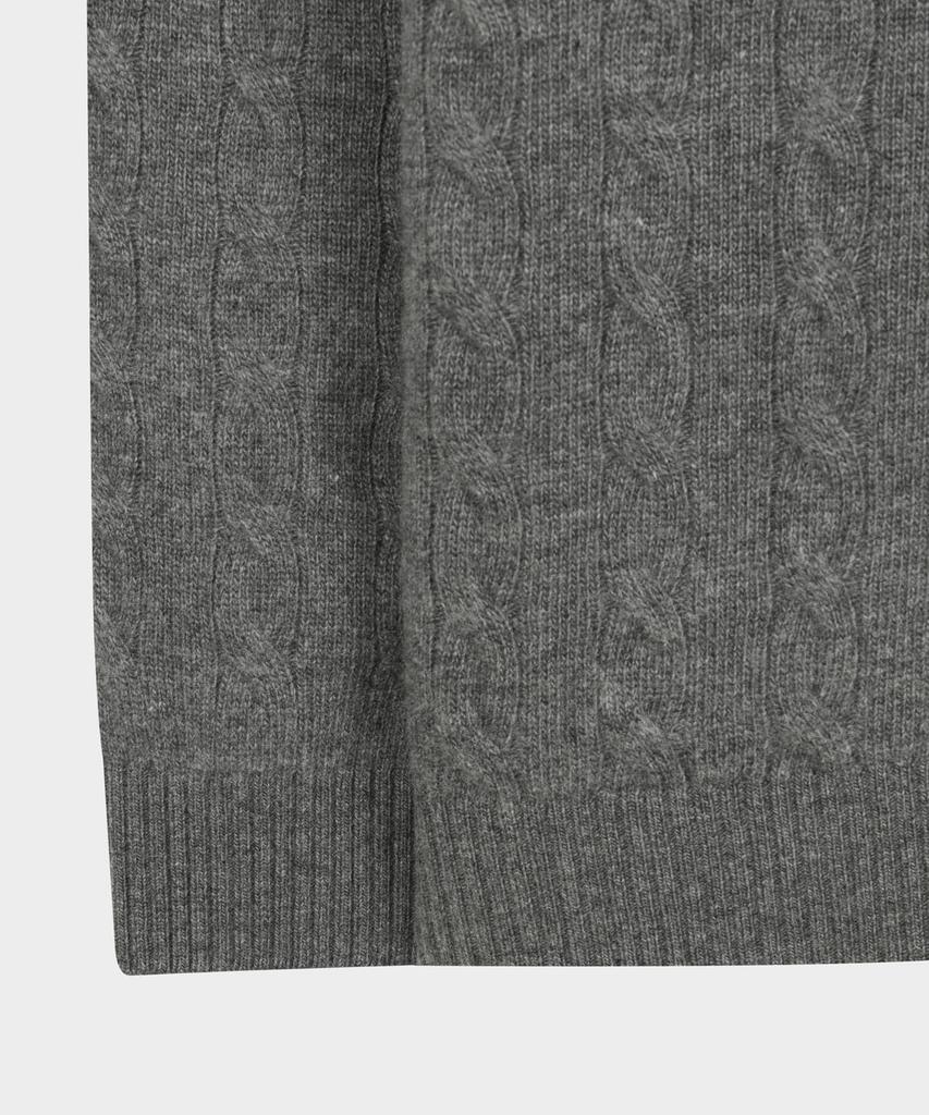 BROOKS BROTHERS Wool Cable Sweater (Grey) (Bbwrmbf401)
