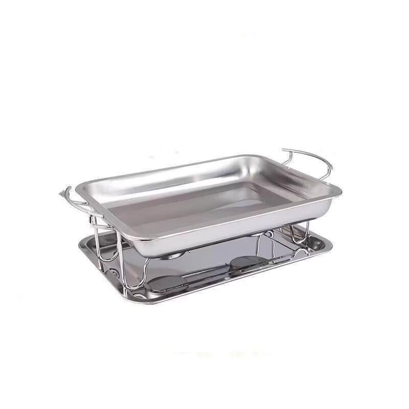 Jundingying Commercial Grilled Fish Roasting Pan and Rack Set