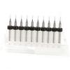 Micro Drill Bit, Precision Drill, Carbide, Extra Fine, Tip Diameter 0.1mm, 0.2mm, 0.3mm, 0.5mm, 0.7mm, Printed Circuit Board, PCB (0.3mm)