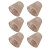 6pcs Chandelier Lamp Shades Set Elegant E14 Natural Jute Rope Clip On Bulb Lampshades for Chandelier