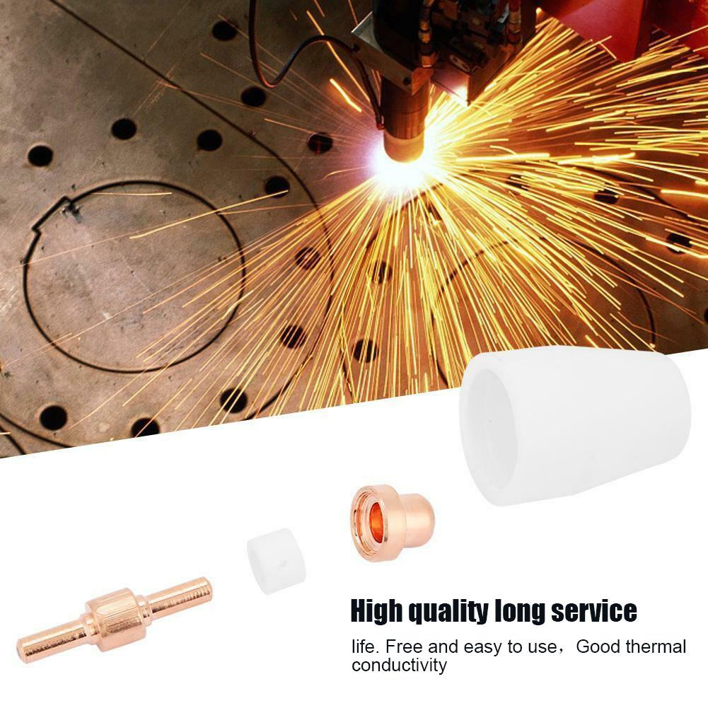 75pcs Shield Cup Tip Electrode Swirl Ring for PT31 LG 40 Plasma Cutting Torch CUT40