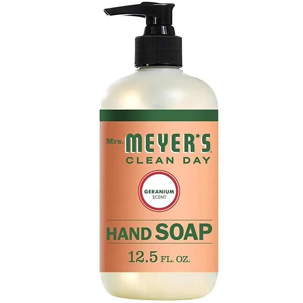 Mrs. Meyer s Clean Day Liquid Hand Soap Geranium 370ml