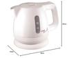 T-fal Electric Kettle Aplessia Ultra Clean Plus Pearl White 0.8L BF8061JP