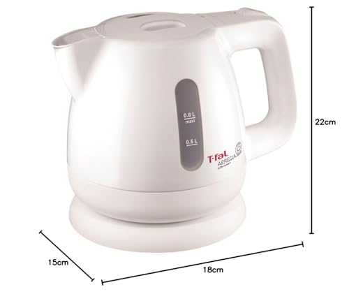 T-fal Electric Kettle Aplessia Ultra Clean Plus Pearl White 0.8L BF8061JP