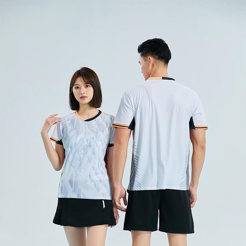 Unisex Badminton Sportswear Set Breathable Quick-Dry Training Jersey Shorts Skort Tennis Pickleball Fitness