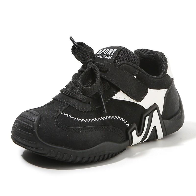 Kids Casual Sneakers Fall 2026 Boys Girls Soft Sole Lightweight Breathable PU Upper PVC Outsole Magic Tape
