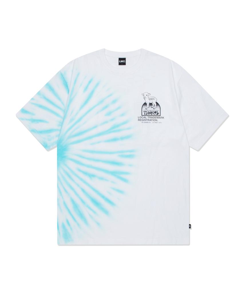 LMC Thorns Tie Dye Lamb Tee White