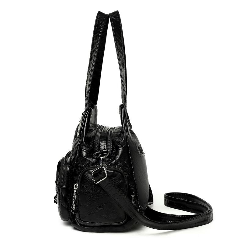 Women's Handbag Large Capacity Commuting Shoulder Bag PU Crossbody Bag