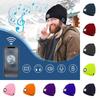 Outdoor Usb Rechargeable Bluetooth Knitted Beanie Hat With Music And Light Features For Winter Comfort