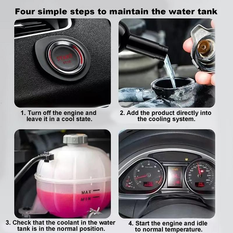 Engine Ice Coolant Multipurpose 350Ml Car Engine Protective Agent For Rv Vehicle Suv Automotive Truck Maintenance Repair