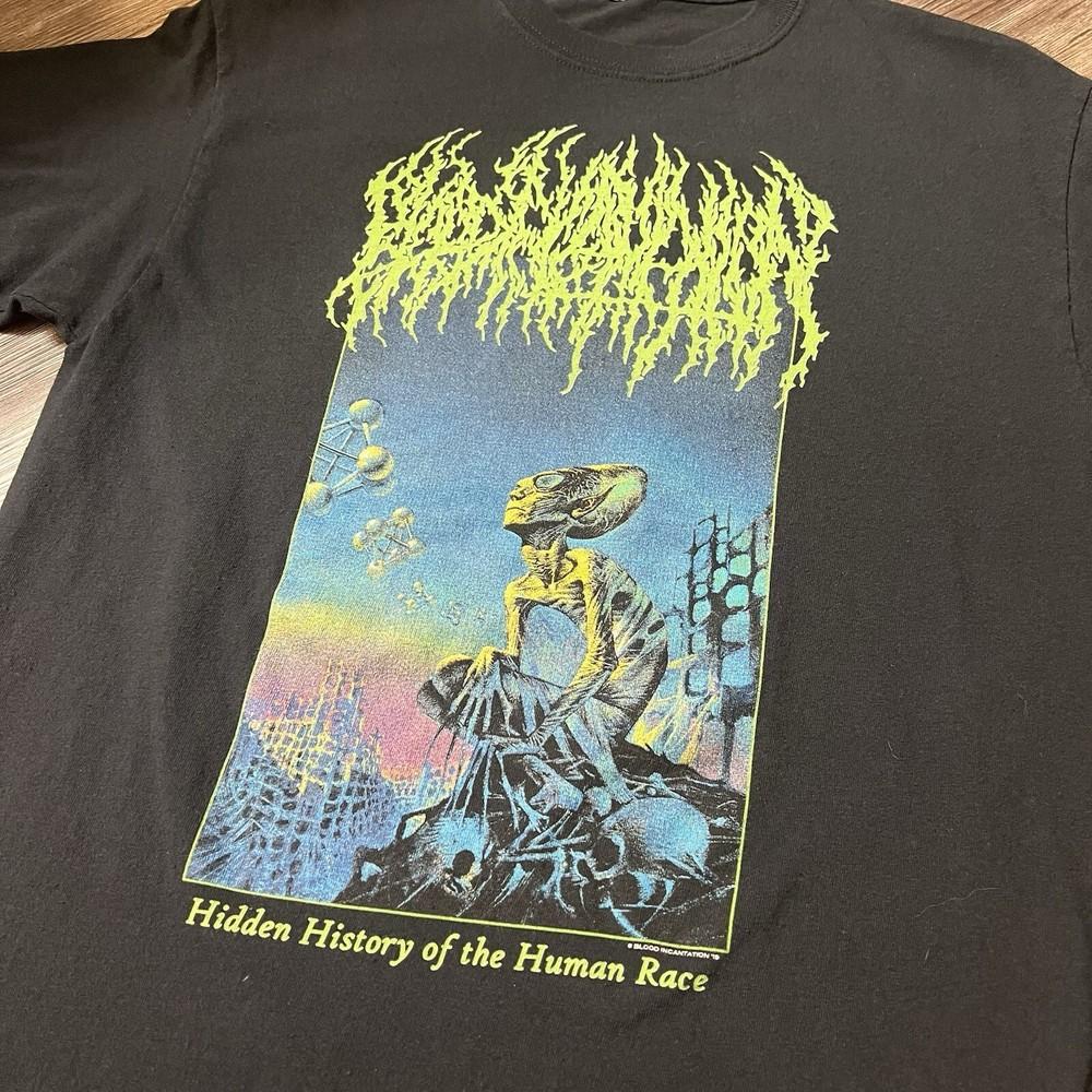 

Blood Incantation Hidden History Of The Human Race Shirt Unisex S to 5XL DO299 Unisex T-Shirt L