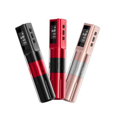 Drahtlose Tattoo Stift Maschine 2000 mAh Batterie Rotary Permanent Make-Up Werkzeuge Digitale Led-anzeige Tattoo Ausrüstung Versorgung