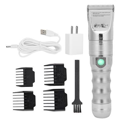Electric Hair Clipper Oil Head Hair Trimmer Hair Styling Barber Haircutting Tool   Silver