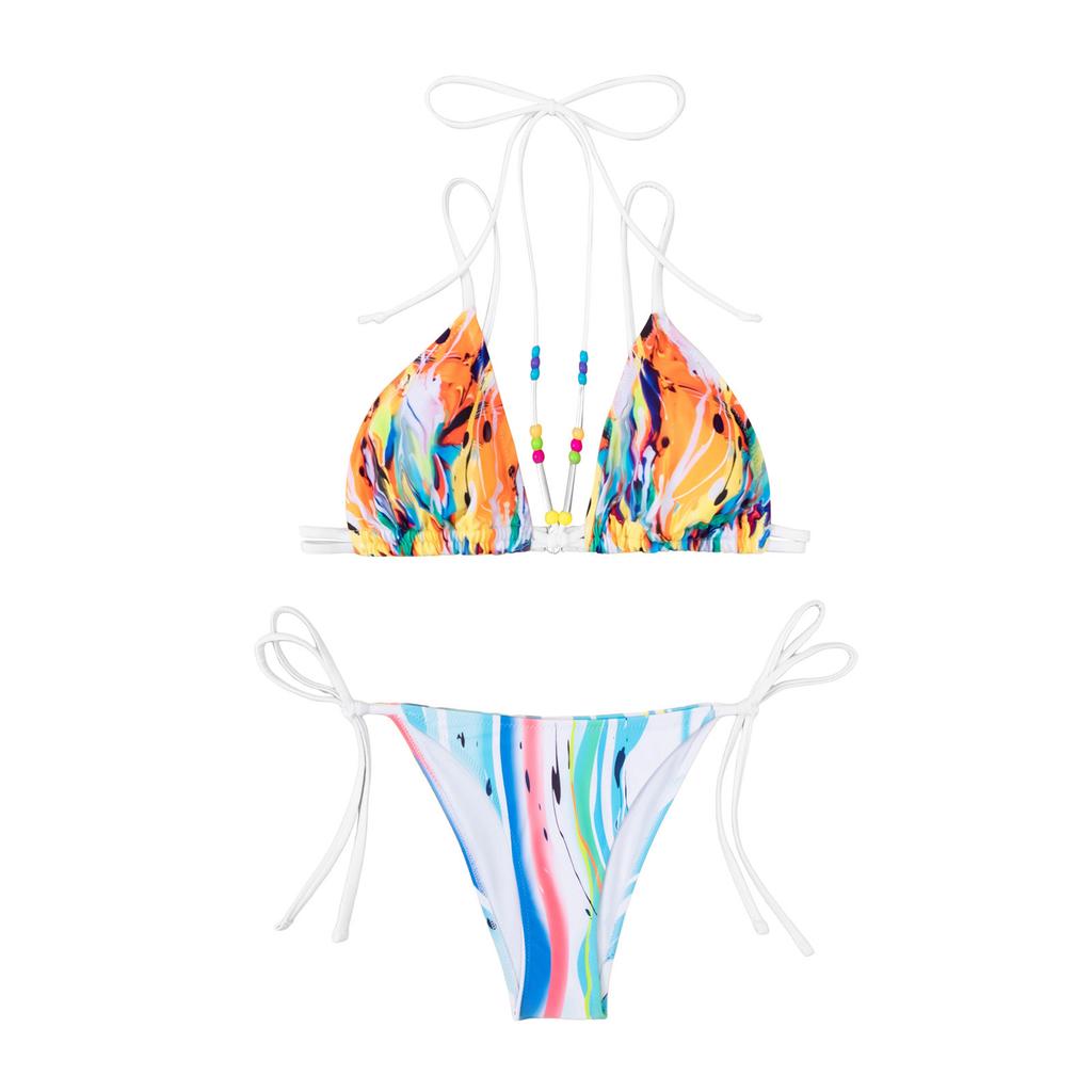 Women's Split Sexy Bikini Fashion With Bra Pad No Steel Bra Swimsuit