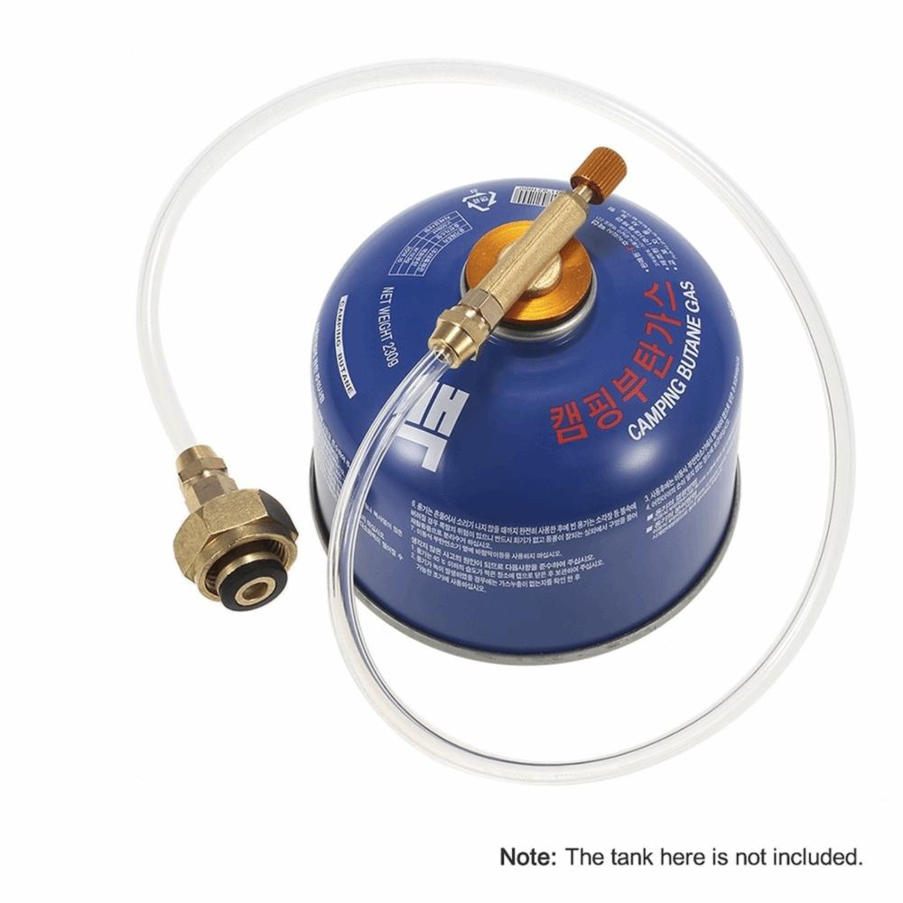Portable Gas Cylinder Adapter With Auto-Off Valve Gas Tank Coupler Propane Cylinder