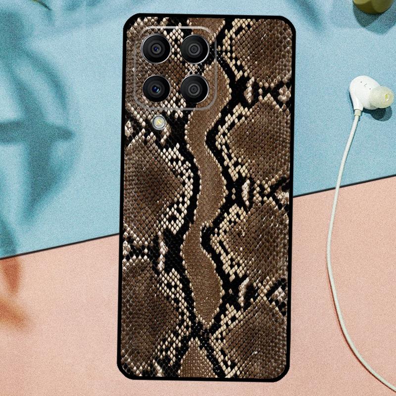 Snake Texture For Samsung Galaxy M33 M35 M55 M15 M12 M13 M14 M34 M54 M53 M21 M31 M11 M32 M52 M06 M16 Case