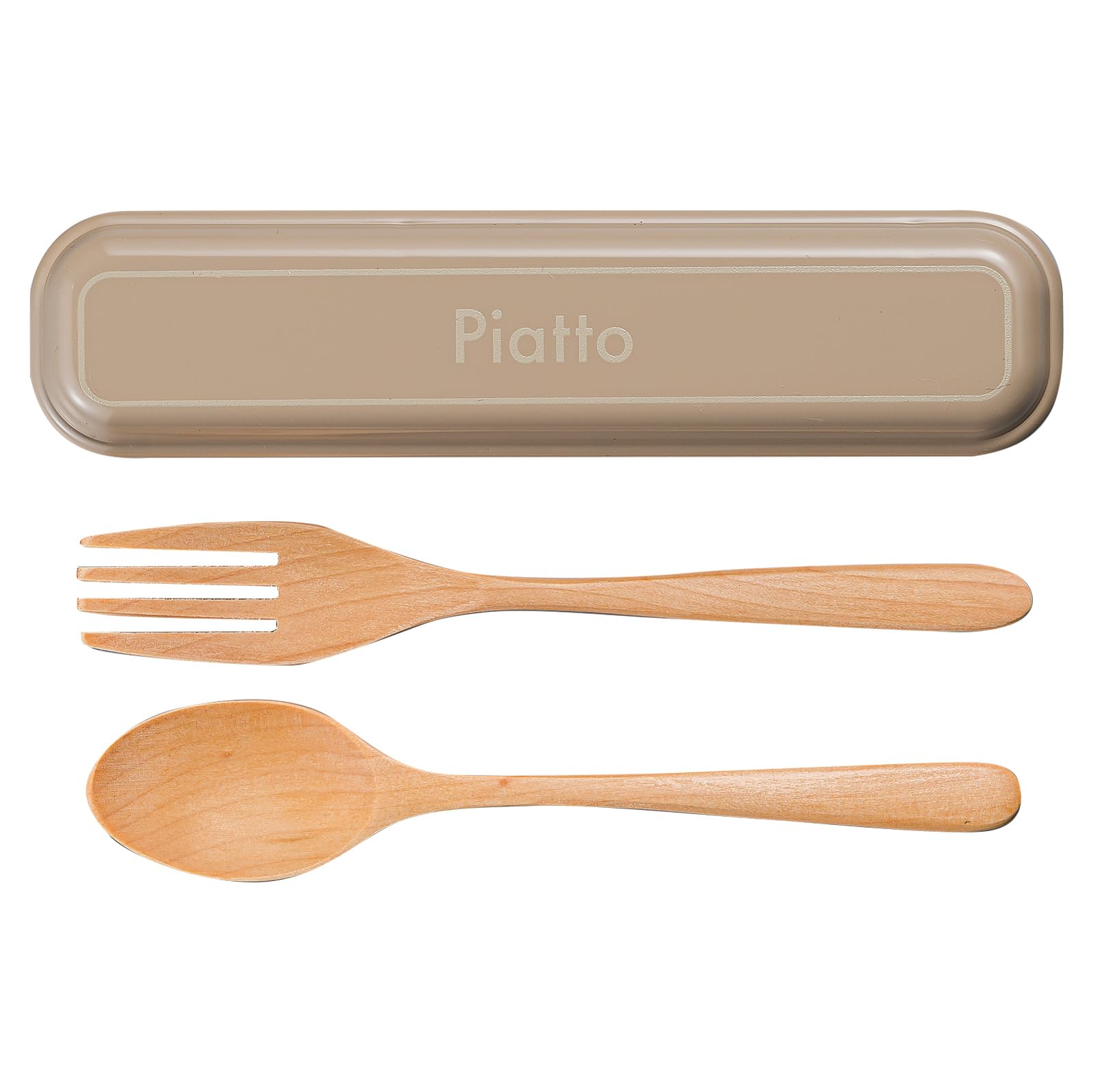 

Masakazu Piatto EM Cutlery Set Greige W4 D17 27613 Size Case Approx. H2.5 / Cutlery Approx. 15.5cm