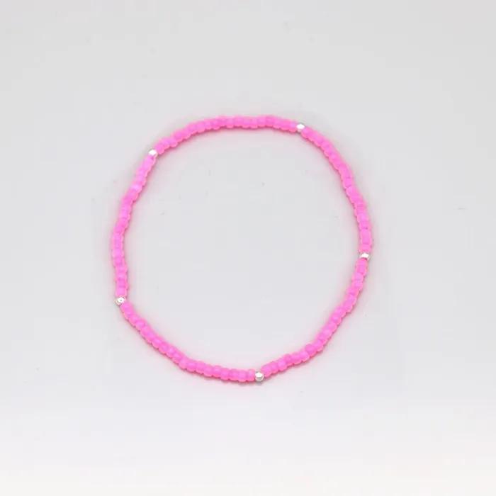 Color layered daily beads Bracelet Simple layered bead bracelet 5 colors