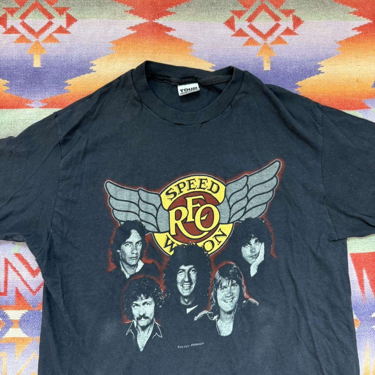 REO Speedwagon rock band black short sleeve t-shirt QT5749 XXXL