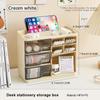UFORU Multi-layer Drawer Type Desktop storage box  , Office  Large Capacity Cream Wind Stationery organizer 2PCS/3PCS