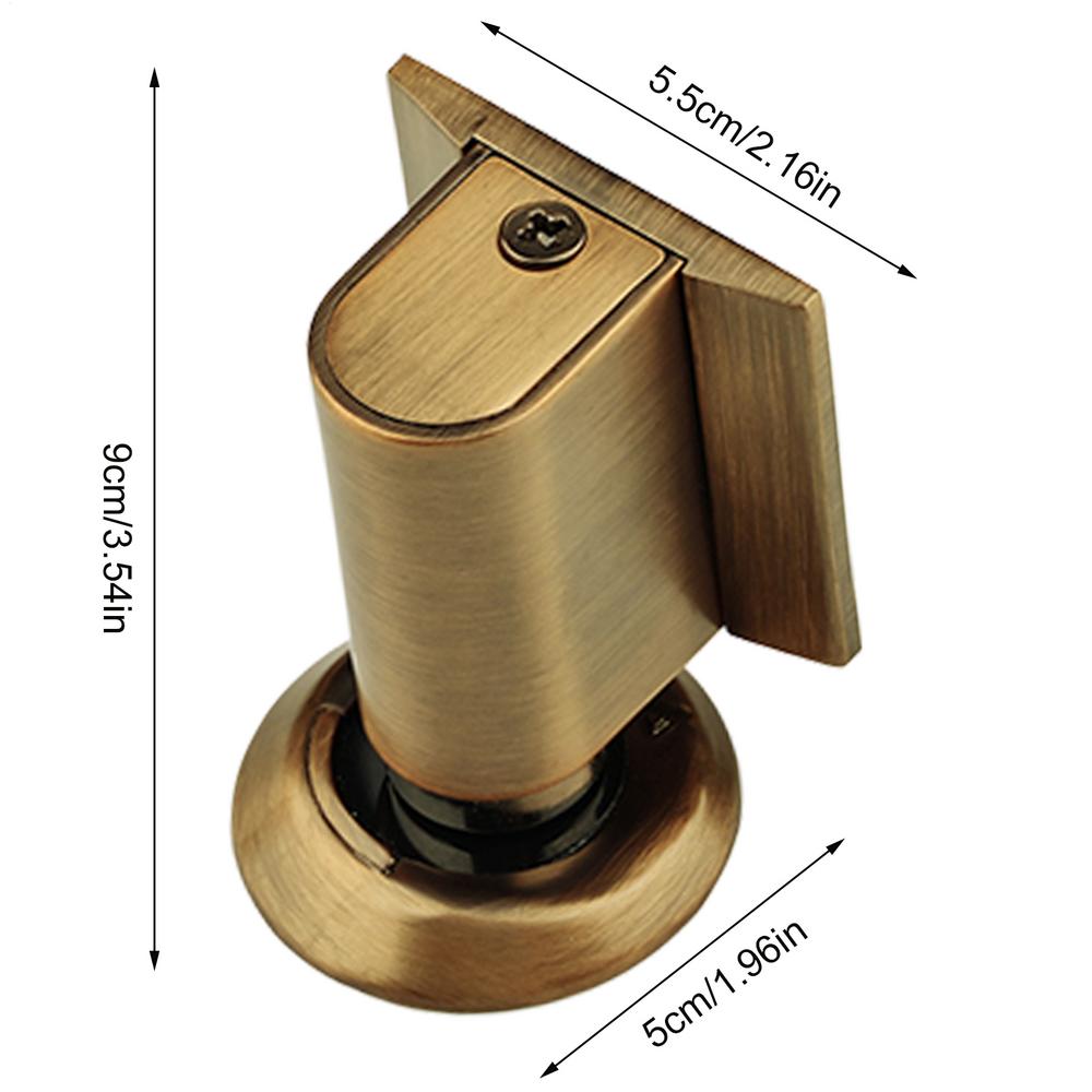 

Магнітний стопор для дверей | Підлоговий тримач для дверей | Засувка для дверей знизу дверей Підлоговий стопор для дверей у приміщенні Антиколізійний стопор для дверей бронзовий