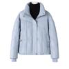 Live broadcast new short thickened down jacket women's small casual loose white duck down cotton-padded coat batch