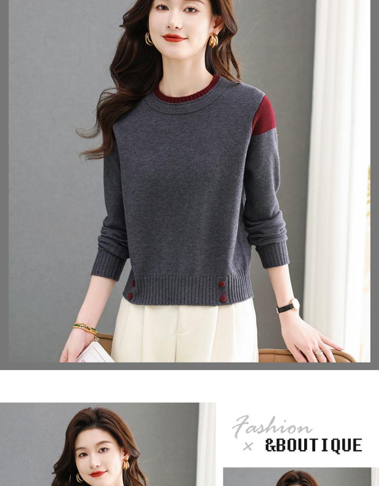 2024 Trendy Women's Thickened Short Sweater – Spring & Autumn Low Collar Petite Inner/Outer Wear