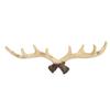 3X Vintage Deer Antlers Wall Hooks - 28Cm Wall Mounted Clothes Hanger Coat Rack Key Holder For Decorative Wall Hook,A