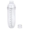 PC Cocktailshaker mit Skala Milchkanne Säfte Wein Plastikbecher für Hausbar Geschäft 1000ml
