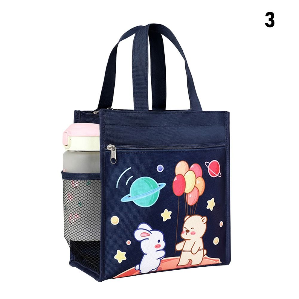 

1Pcs Breakfast Organizer Insulated Thermal Bag Storage Bag Cute Cooler Warm Box Picnic Travel Cartoon Lunch Bag Kid Student
