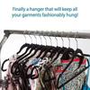 10pcs Non-slip Velvet Hangers - Suit Hangers Ultra Thin Space Saving 360 Degree Swivel Hook Strong And Durable Clothes Hange