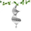 Creative Metal Spiral Wind Spinner - Silent 3D Tornado Wind Chimes - Outdoor Garden & House Decoration Bird Scare