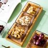 Youlaifu European Style Glass Divided Serving Tray