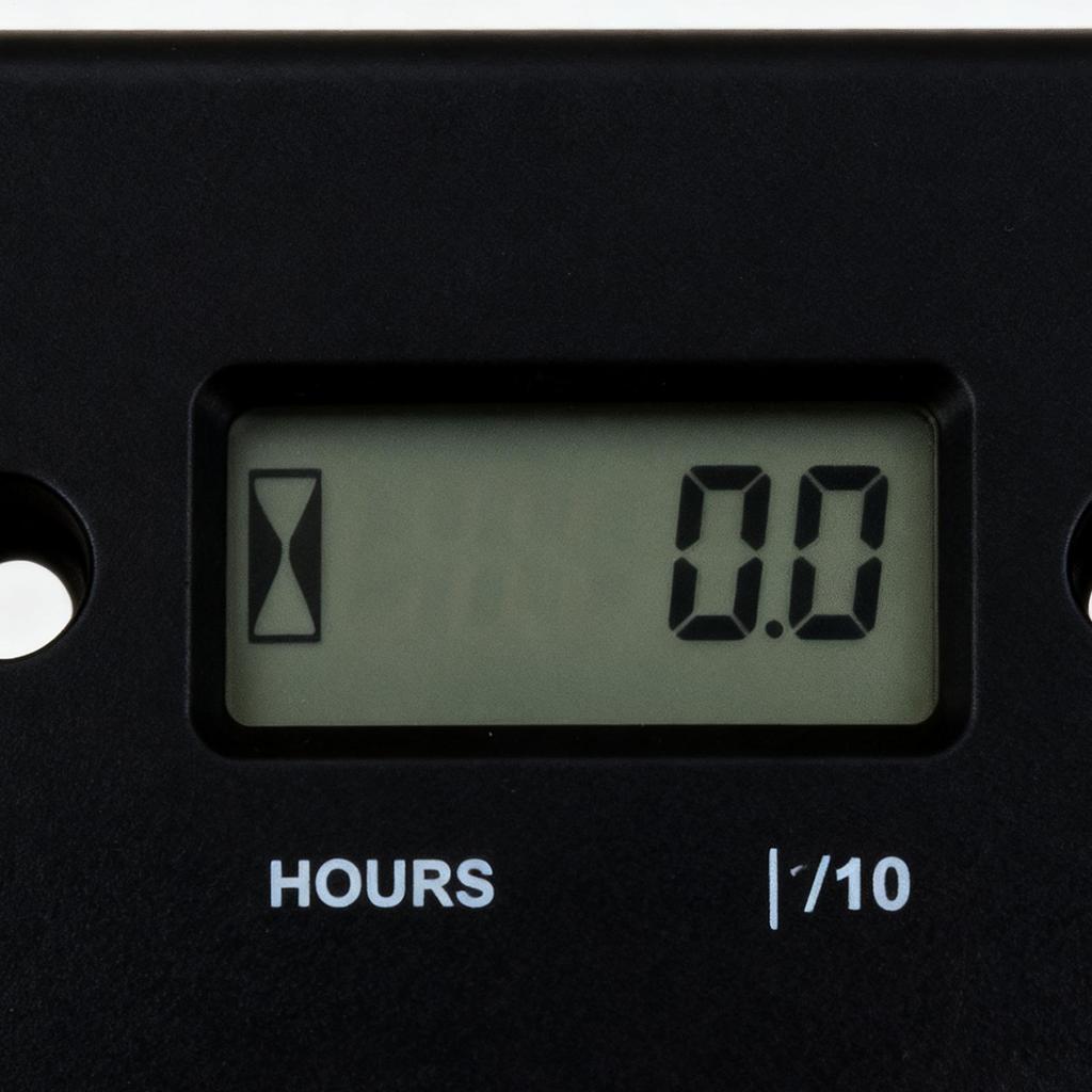 Engine Hour Meter LCD Waterproof Motorcycle Accessories High Voltage Generator Hour Counter For Lawn Mower Snowmobile Marine