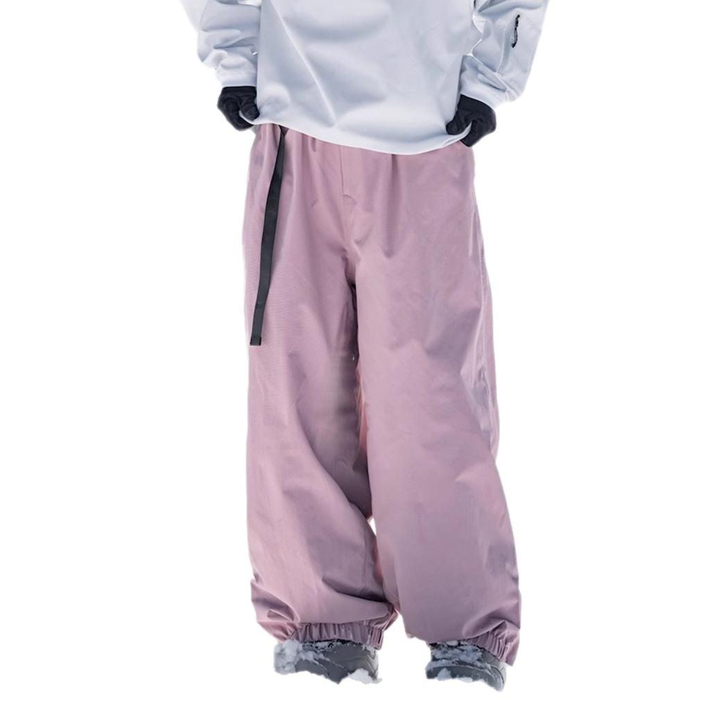Baggy Ski Pants for Women and Men Waterproof Windproof Snowboarding Pants Insulated Winter Outdoor Hiking Warm Skiing Pants Loose Sport Snow Pants