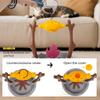 Cats Treat-Dispensing Slow Feeder Pets Dry Food Dispenser Cats Slow Feeding Snack Bowl Grilled chicken Spinning Toy Puzzle Toy