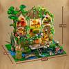 Figurines de Cottage Château Forêt en Bois DIY Miniatures Kits Maisons Assemblées Casa pour Anniversaires d'Amis Décoration de Maison Artisanat
