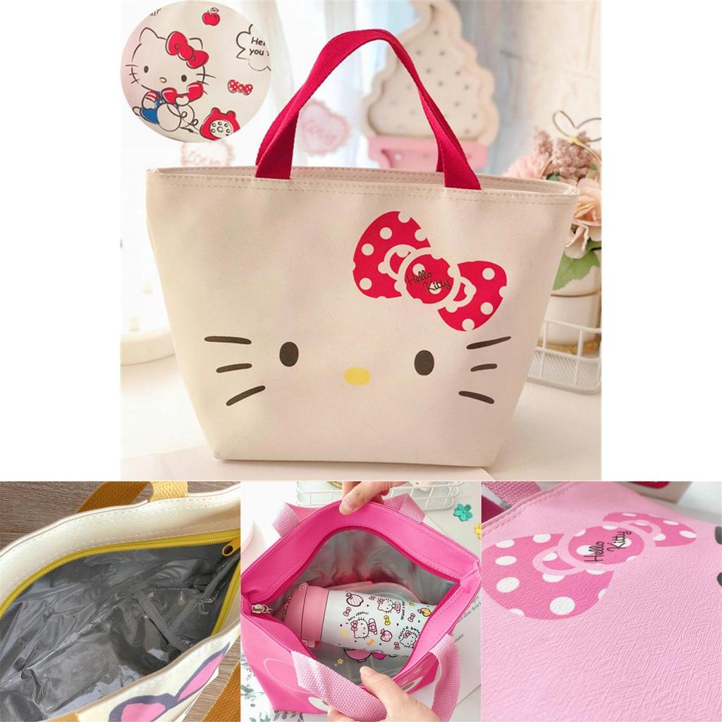 Stylish Kuromi Lunch Bag Insulated Thermal Cool Food Storage Bag For School And Picnic Adventures