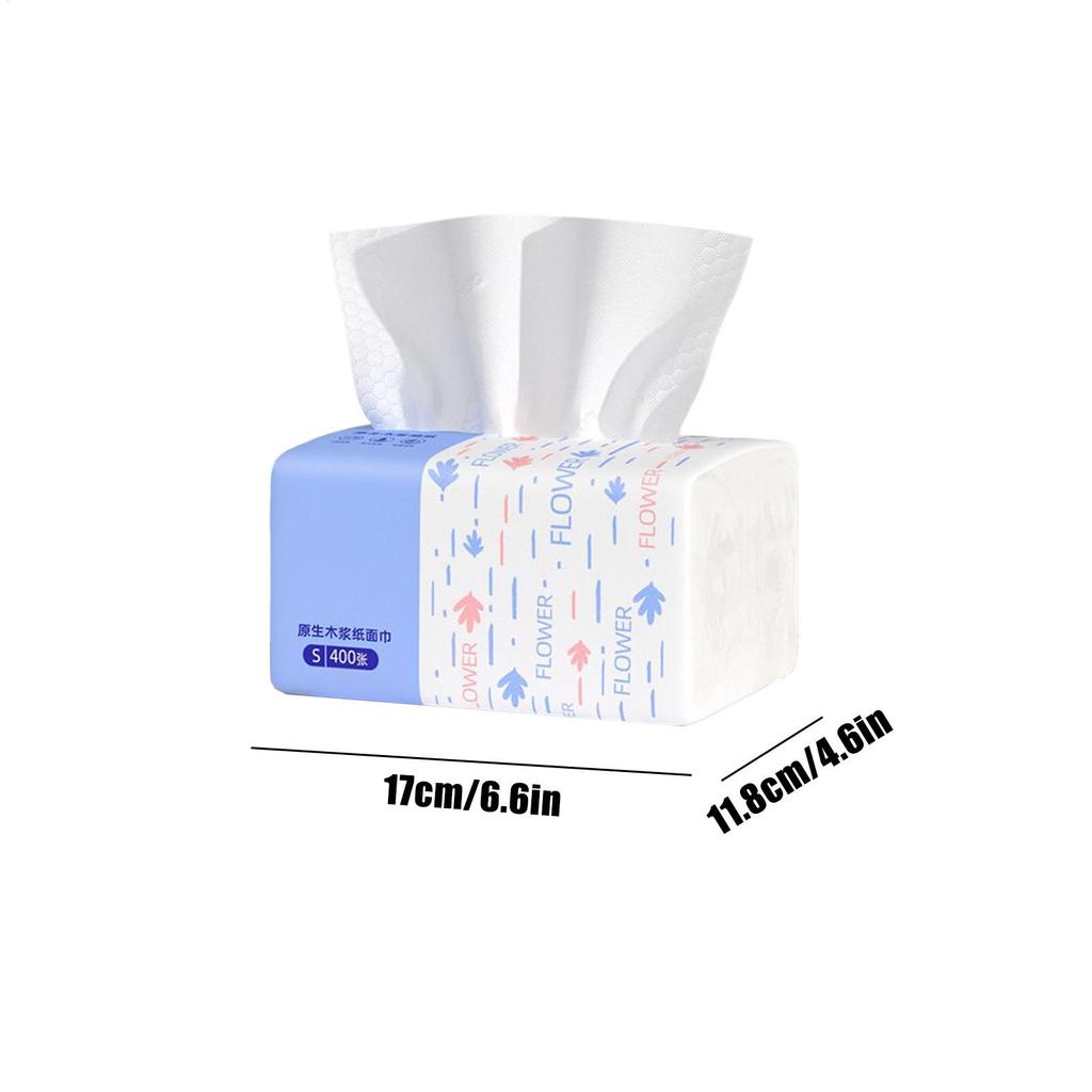 400 sheets 80 paper thickened whole box log paper towel napkin paper household large package sanitary facial tissue paper