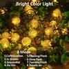 Outdoor Solar Moroccan Ball String Light 30/20 LED Waterproof Fairy Light 8 Mode for Garden Fence Courtyard Christmas Decor Lamp