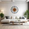 Designer Metal Wall Clock for Living Room | Latest Antique Stylish Fancy Decorative Big Size Wall Watch for Bedroom,
