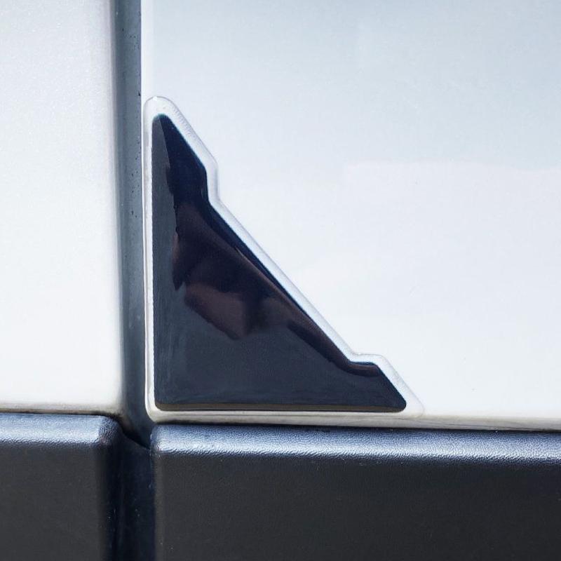 Für VOLKSWAGEN 2 Stück Auto Tür Eckenschutz Aufkleber Auto Styling Für Volkswagen VW GTI Golf 4 5 6 Passat B6 Jetta Tour