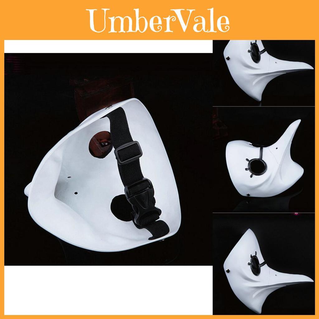 Unique Resin Plague Doctor Mask For Halloween Cosplay Fun And Festive Celebrations
