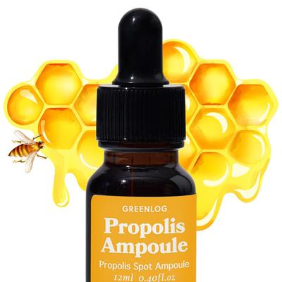 Groene Log Propolis Ampul Folliculitis Puistje Kin Acne Verzachtend Serum Essence Extract Gemaakt in Australië, 12ml, 1 stuk