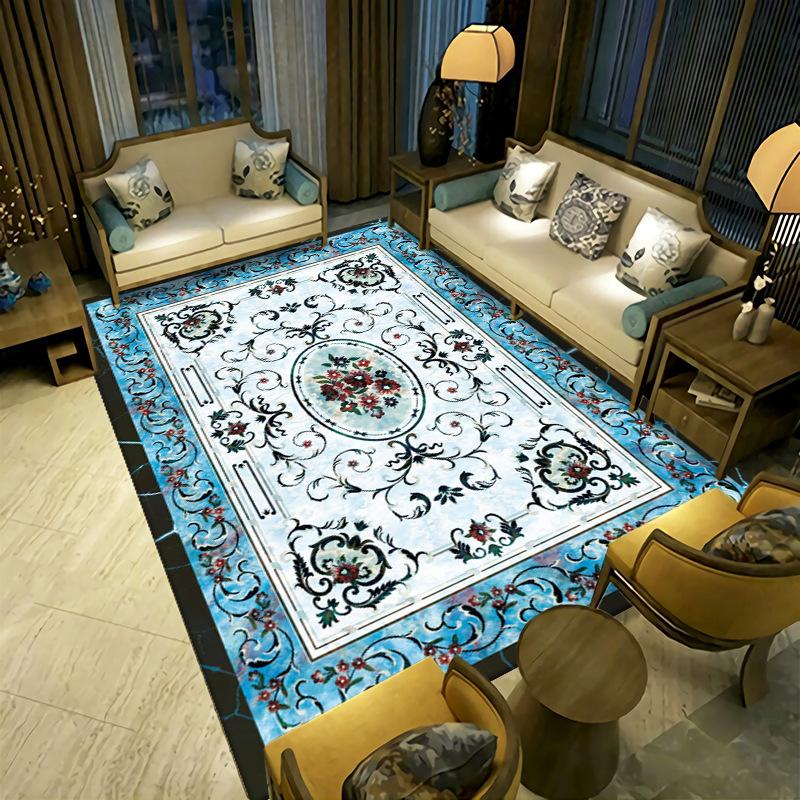 European Style Carpet Living Room Simple Coffee Table Sofa Bedroom Bedside Carpet Household Large Area Carpet